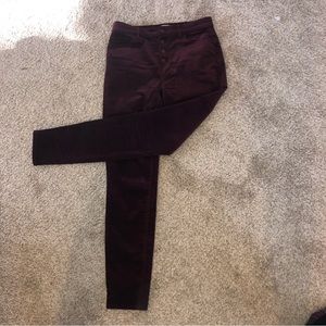 Loft high rise skinny corduroy